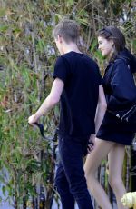 KAIA GERBER Leaves Tocaya Organica in West Hollywood 04/20/2018