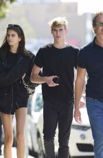KAIA GERBER Leaves Tocaya Organica in West Hollywood 04/20/2018