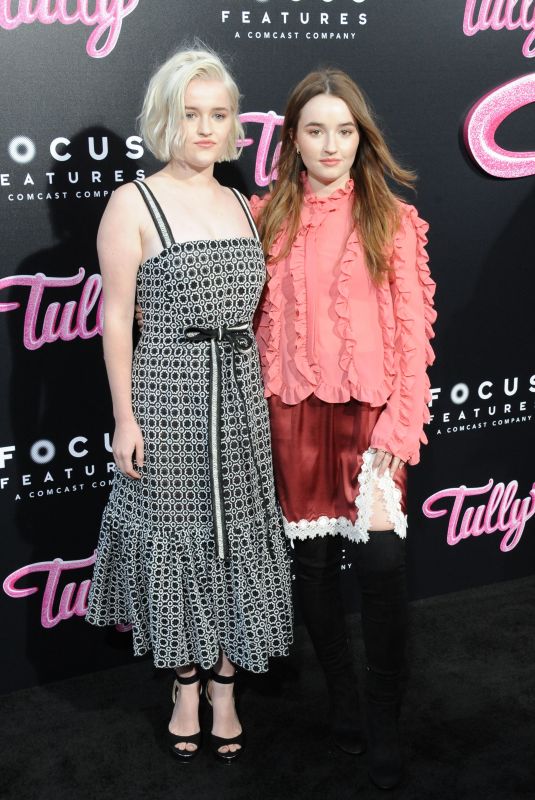 KAITLYN and MADI DEVER at Tully Premiere in Los Angeles 04/18/2018