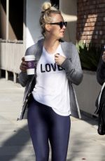 KALEY CUOCO Leaves a Gym in Studio City 04/11/2018