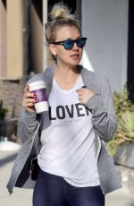 KALEY CUOCO Leaves a Gym in Studio City 04/11/2018