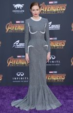 KAREN GILLAN at Avengers: Infinity War Premiere in Los Angeles 04/23/2018