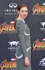 KAREN GILLAN at Avengers: Infinity War Premiere in Los Angeles 04/23/2018