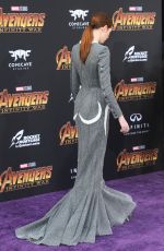 KAREN GILLAN at Avengers: Infinity War Premiere in Los Angeles 04/23/2018