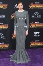 KAREN GILLAN at Avengers: Infinity War Premiere in Los Angeles 04/23/2018