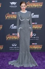 KAREN GILLAN at Avengers: Infinity War Premiere in Los Angeles 04/23/2018