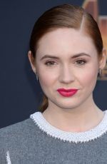 KAREN GILLAN at Avengers: Infinity War Premiere in Los Angeles 04/23/2018