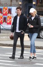 KARLIE KLOSS and Joshua Kushner Out in New York 04/07/2018