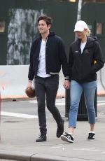 KARLIE KLOSS and Joshua Kushner Out in New York 04/07/2018