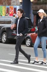 KARLIE KLOSS and Joshua Kushner Out in New York 04/07/2018