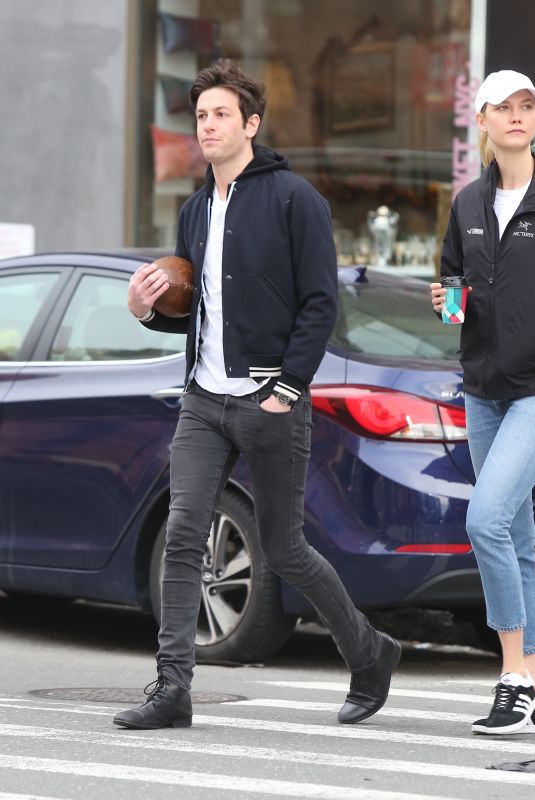 KARLIE KLOSS and Joshua Kushner Out in New York 04/07/2018