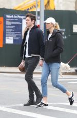 KARLIE KLOSS and Joshua Kushner Out in New York 04/07/2018
