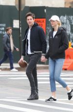 KARLIE KLOSS and Joshua Kushner Out in New York 04/07/2018