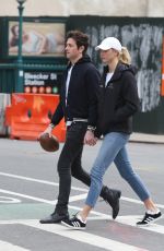 KARLIE KLOSS and Joshua Kushner Out in New York 04/07/2018