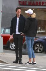 KARLIE KLOSS and Joshua Kushner Out in New York 04/07/2018