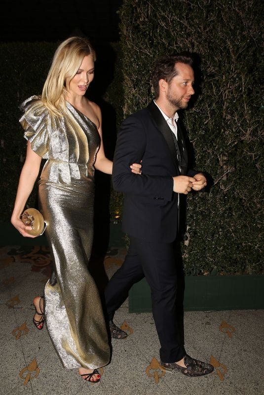 KARLIE KLOSS at Gwyneth Paltrow and Brad Falchuk’s Engagement Party in Los Angeles 04/14/2018