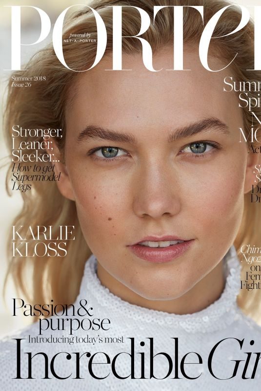 KARLIE KLOSS in Porter Magazine #26 Summer 2018