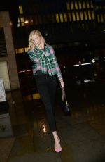 KARLIE KLOSS Leaves Iron School Talk in London 04/09/2018