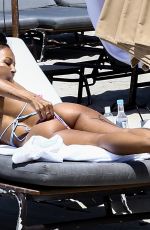KARREUCHE TRAN in Bikini at a Beach in Miami 04/12/2018