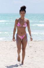 KARREUCHE TRAN in Bikini at a Beach in Miami 04/12/2018