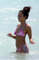 KARREUCHE TRAN in Bikini at a Beach in Miami 04/12/2018