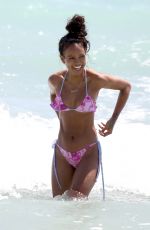 KARREUCHE TRAN in Bikini at a Beach in Miami 04/12/2018