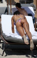 KARREUCHE TRAN in Bikini at a Beach in Miami 04/12/2018