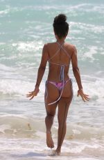 KARREUCHE TRAN in Bikini at a Beach in Miami 04/12/2018