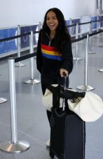 KARRUECHE TRAN at LAX Airport in Los Angeles 04/07/2018