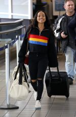 KARRUECHE TRAN at LAX Airport in Los Angeles 04/07/2018