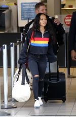 KARRUECHE TRAN at LAX Airport in Los Angeles 04/07/2018