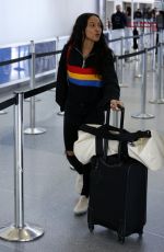 KARRUECHE TRAN at LAX Airport in Los Angeles 04/07/2018