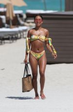 KARRUECHE TRAN in Bikini at a Beach in Miami 04/13/2018