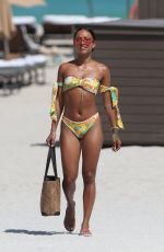 KARRUECHE TRAN in Bikini at a Beach in Miami 04/13/2018