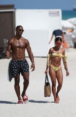 KARRUECHE TRAN in Bikini at a Beach in Miami 04/13/2018
