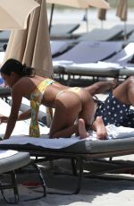 KARRUECHE TRAN in Bikini at a Beach in Miami 04/13/2018