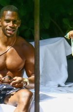KARRUECHE TRAN in Bikini ata Pool in Miami 04/13/2018
