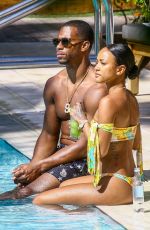 KARRUECHE TRAN in Bikini ata Pool in Miami 04/13/2018