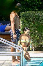 KARRUECHE TRAN in Bikini ata Pool in Miami 04/13/2018