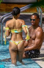 KARRUECHE TRAN in Bikini ata Pool in Miami 04/13/2018