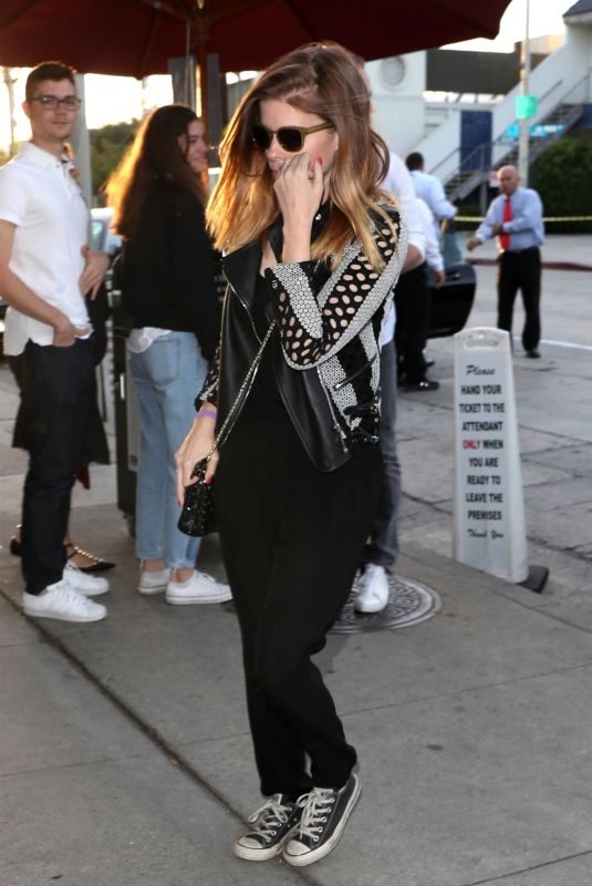 KATE MARA Arrives at Craig’s Restaurant in West Hollywood 04/10/2018