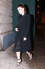 KATE MARA Night Out in New York 04/02/2018