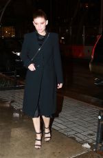 KATE MARA Night Out in New York 04/02/2018