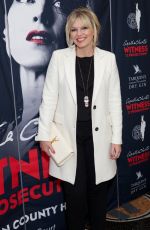 KATE THORNTON at Witness for the Prosecution by Agatha Christie Play in London 04/25/2018