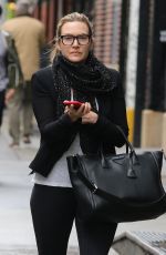 KATE WINSLET Out and About in New York 04/27/2018