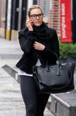 KATE WINSLET Out and About in New York 04/27/2018