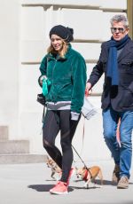 KATHARINE MCPHEE and David Foster Out with Their Dogs in New York 04/05/2018
