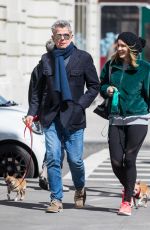 KATHARINE MCPHEE and David Foster Out with Their Dogs in New York 04/05/2018