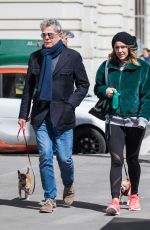 KATHARINE MCPHEE and David Foster Out with Their Dogs in New York 04/05/2018