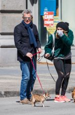 KATHARINE MCPHEE and David Foster Out with Their Dogs in New York 04/05/2018